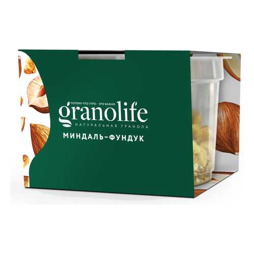 Гранола Granolife миндаль-фундук 60 г в Покупочка