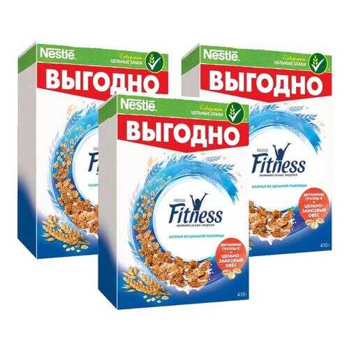 Хлопья Fitness 14 дней пшеничные с витаминами и минералами 3*410 г в Покупочка