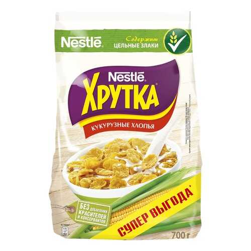 Хлопья Хрутка кукурузные хрустящие, обогащенные кальцием 700 г в Покупочка