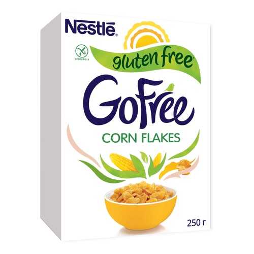 Хлопья кукурузные Nestle Gofree обогащенные витаминами 250 г в Покупочка