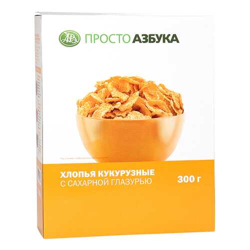 Хлопья кукурузные Просто Азбука Корн Флейкс 300 г в Покупочка