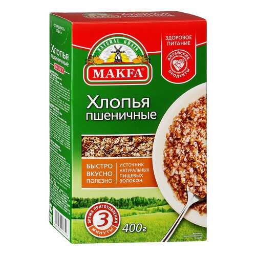 Хлопья Макфа пшеничные 400г в Покупочка