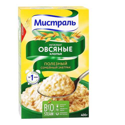 Хлопья Мистраль овсяные нежные 400 г в Покупочка