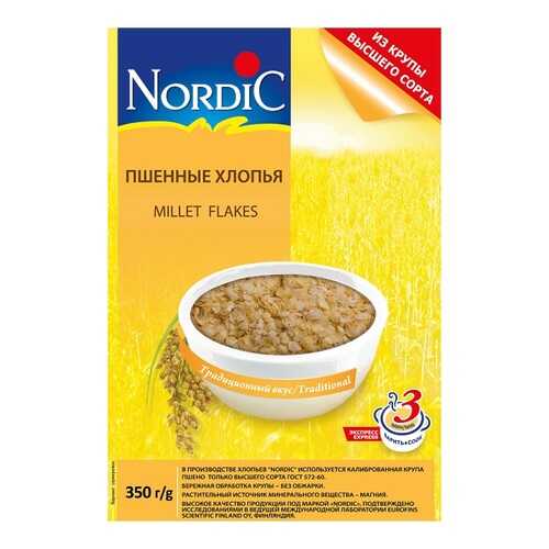 Хлопья Nordic пшенные 350 г в Покупочка