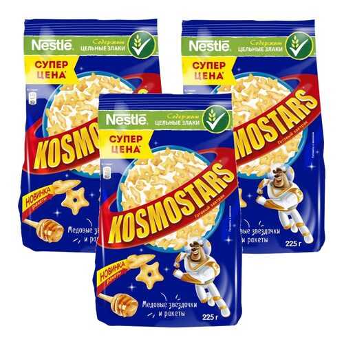 Хрустящие звездочки Kosmostars с медом 3*225 г в Покупочка