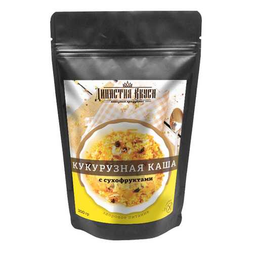Каша кукурузная Династия Вкуса с сухофруктами в Покупочка