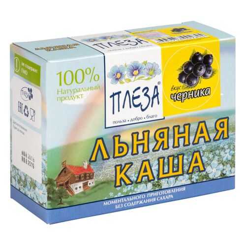 Каша льняная Плеза черника 200 г в Покупочка