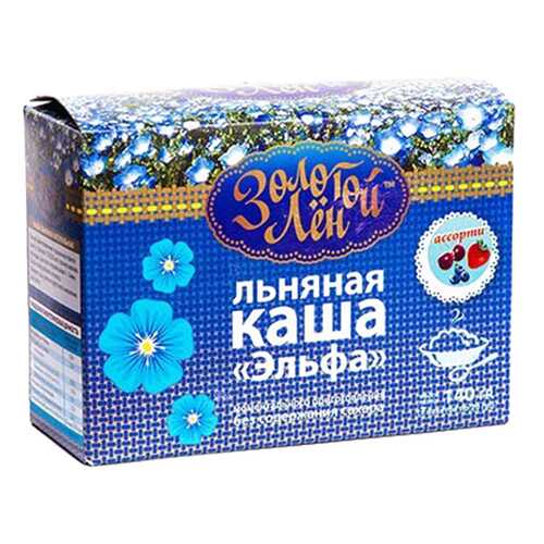 Каша льняная Золотой Лен эльфа ассорти 7 пакетов по 20 г в Покупочка