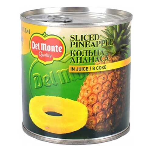 Ананас Del Monte кольца в соке 435 г в Покупочка