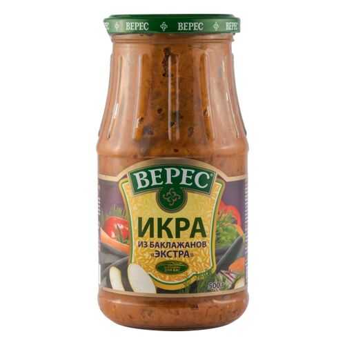 Икра из баклажанов Верес экстра 500 г в Покупочка