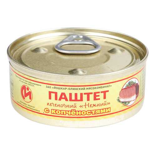 Консервы мясные ЙОМ паштет печеночный с копченостями №1 с ключом 100 г в Покупочка