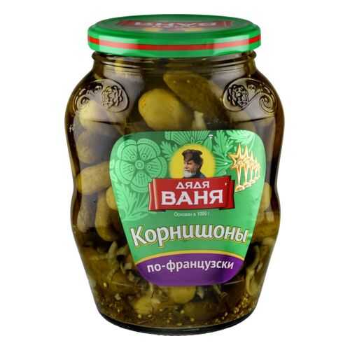 Корнишоны по-французски Дядя Ваня 680 г в Покупочка