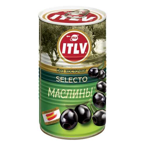 Маслины ITLV без косточки 0.37 л в Покупочка