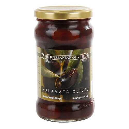 Оливки черные Mediterranean Olive House каламата 300 г в Покупочка