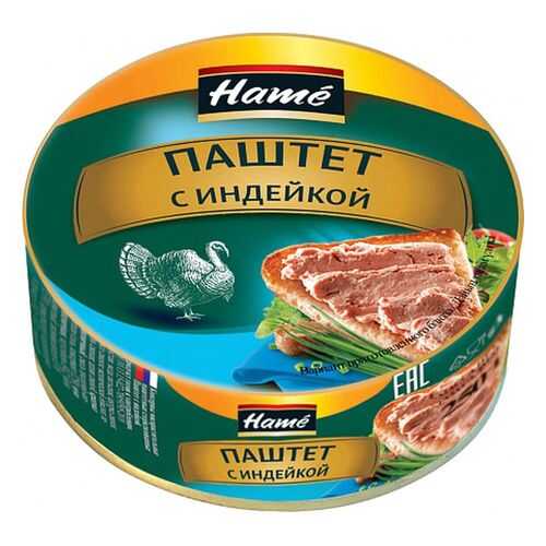 Паштет Hame с индейкой 250 г в Покупочка