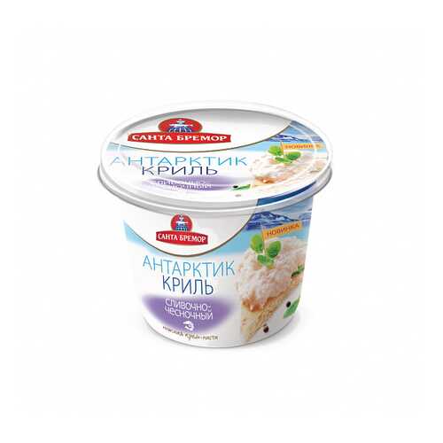 Паста Санта Бремор из морепродуктов антарктик криль сливочно-чесночный 150 г в Покупочка