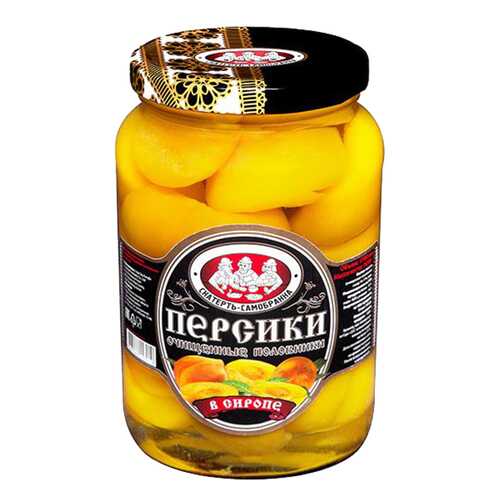Персики Скатерть-самобранка половинки в сиропе 1700 мл в Покупочка