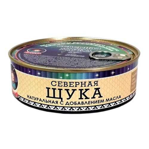 Рыбные консервы ТМ Ямалик щука натуральная с добавление масла 240 г в Покупочка