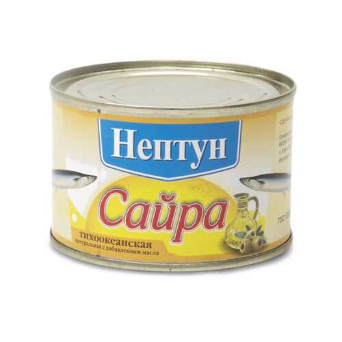 Сайра натуральная Нептун 240 гр. в Покупочка