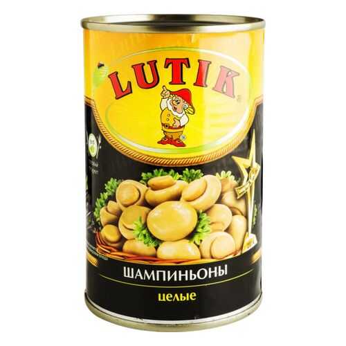 Шампиньоны Lutik целые 425 мл в Покупочка