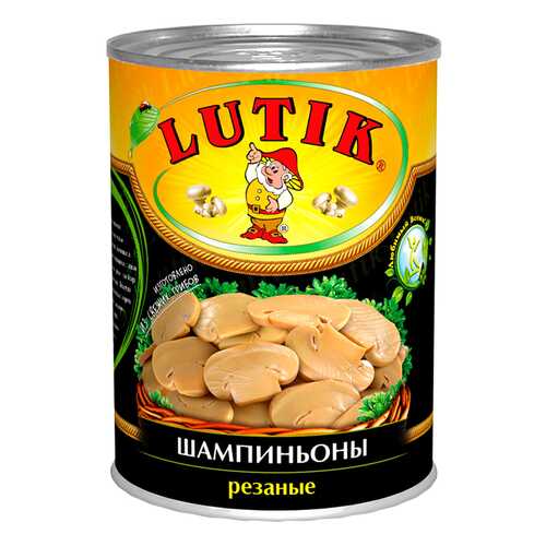Шампиньоны Lutik резаные 425 г ж/б Китай в Покупочка