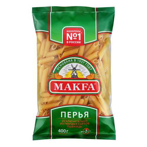 Макаронные изделия Makfa перья 400 г в Покупочка