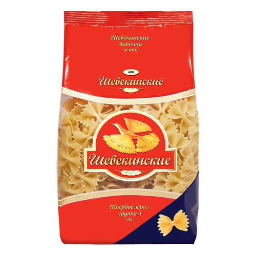 Макаронные изделия Шебекинские бабочки 350 г в Покупочка