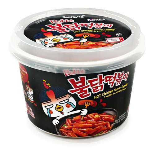 Рисовые палочки Топокки со вкусом острой курицы Булдак Samyang 185 г в Покупочка