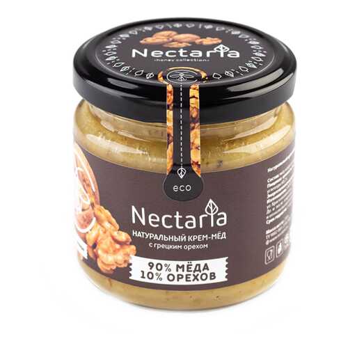 Крем-мёд с грецким орехом Nectaria 230 г в Покупочка