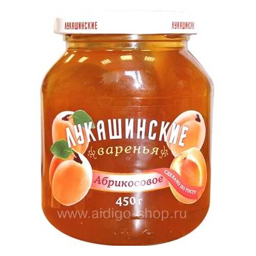 Варенье ЛУКАШИНСКИЕ ВАРЕНЬЯ абрикосовое 450г в Покупочка