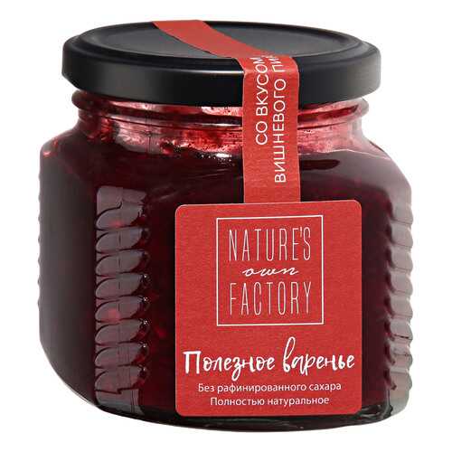 Варенье Nature's Own Factory Вишневый пирог с гречишным чаем ООО Кондитер-Сервис 250г в Покупочка