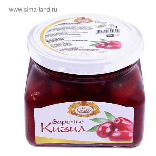 Варенье Te Gusto из кизила 430 г Армения в Покупочка