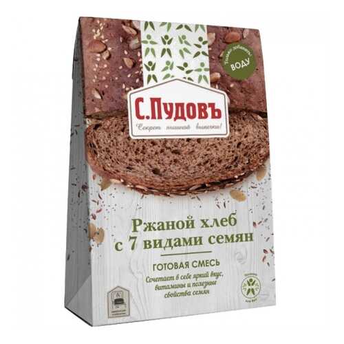 Хлебная смесь ржаной хлеб с 7 видами семян 500 г в Покупочка