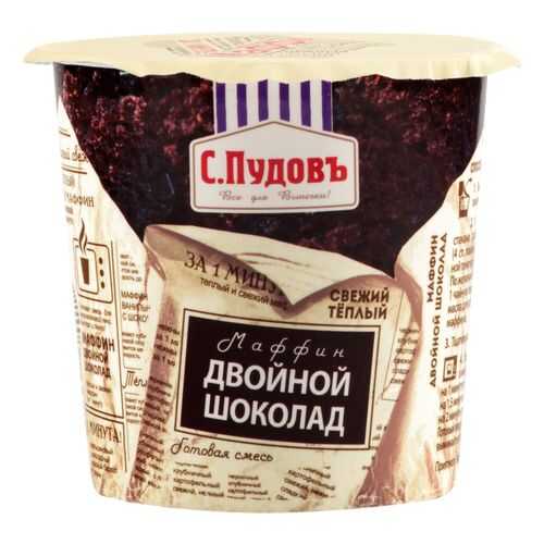 Маффин двойной шоколад за 1 минуту С.Пудовъ 70 г в Покупочка