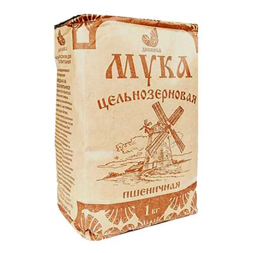 Мука Дивинка пшеничная обойная цельнозерновая 1 кг в Покупочка