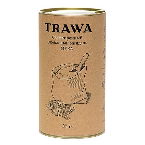 Мука из обезжиренного миндаля Trawa 375 г в Покупочка