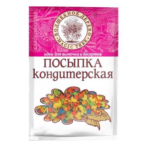 Посыпка кондитерская Волшебное дерево пасхальная смесь 40 г в Покупочка