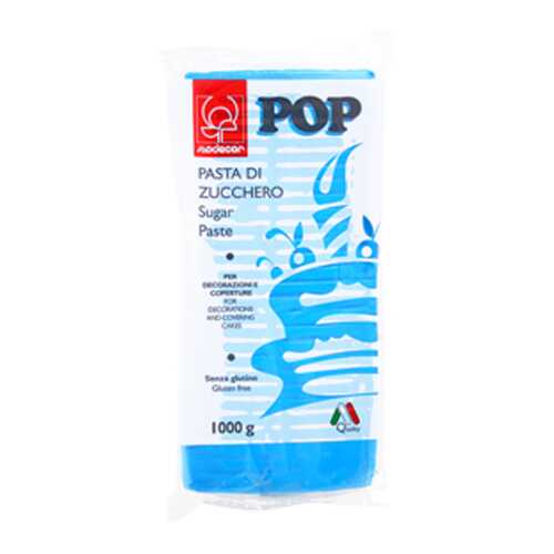 Сахарная Мастика универсальная для торта Modecor POP - Синяя, 1кг. (25473/p) в Покупочка