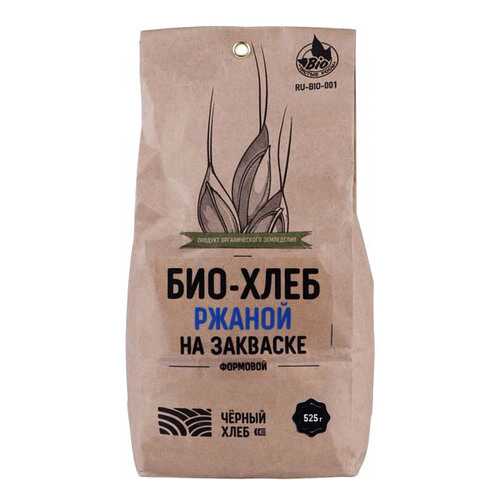 Смесь для выпечки Чeрный хлеб био-хлеб ржаной формовой на закваске 525 г в Покупочка