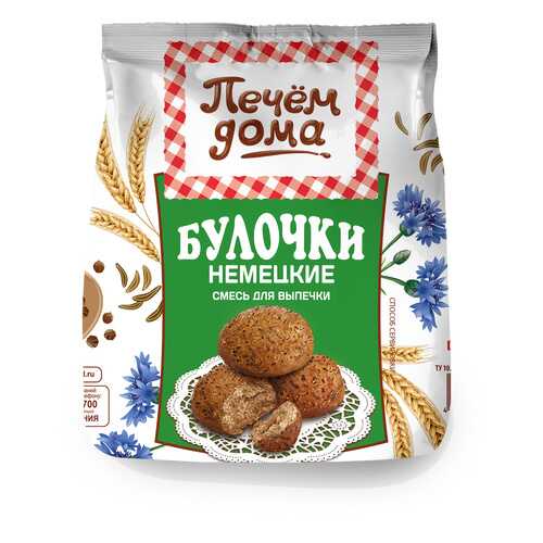 Смесь для выпечки Печем Дома булочки немецкие 300 г в Покупочка