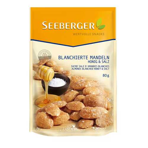 Миндаль жареный с солью и медом Seeberger 80 г в Покупочка