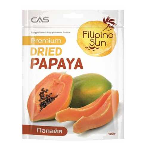 Папайя Filipino Sun сушеные плоды 100 г в Покупочка