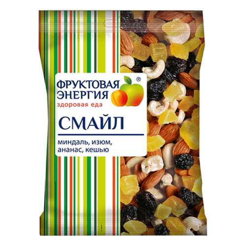 Смесь фруктово-ореховая Фрути-Смайл Фруктовая Энергия 50 г в Покупочка