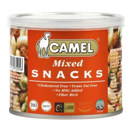 Смесь mixed snacks из орехов, бобов и горошка Camel 130 г в Покупочка