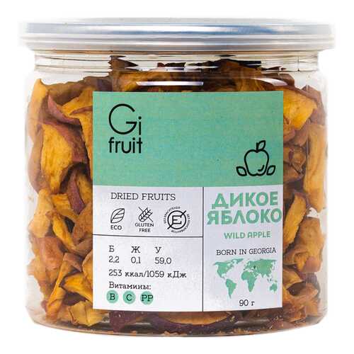 Сушеное дикое яблоко GIFRUIT 90 г в Покупочка