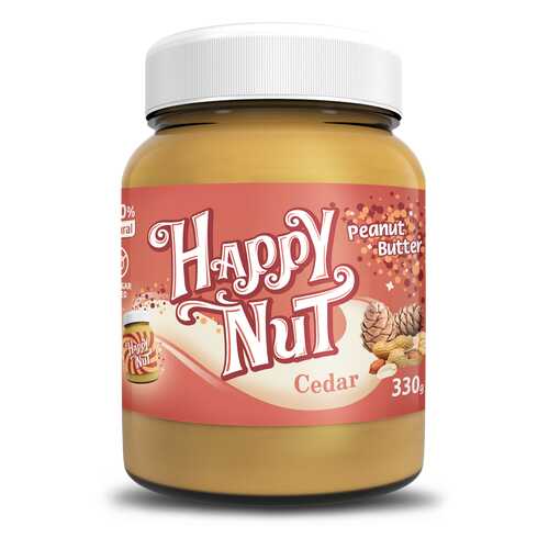 Арахисовая паста Happy Nut Cedar с кедром 330 г в Покупочка