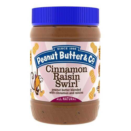 Арахисовая паста Peanut Butter&Co 454 г Cinnamon Raisin Swirl корица и изюм в Покупочка