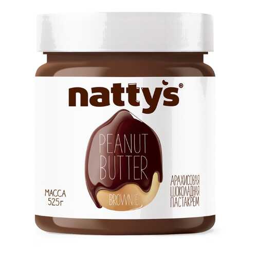 Паста Nattys Brownie арахисовая шоколадная 525 г в Покупочка