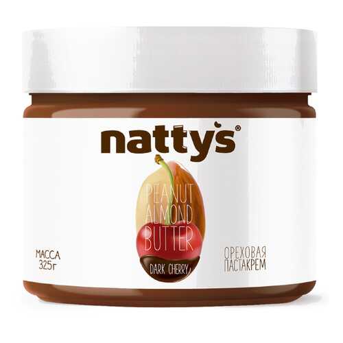 Паста Nattys Dark cherry ореховая с вишней и мёдом 325 г в Покупочка