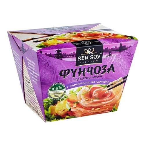 Фунчоза Sen Soy под тайским соусом с ананасом и тамариндом 125 г в Покупочка